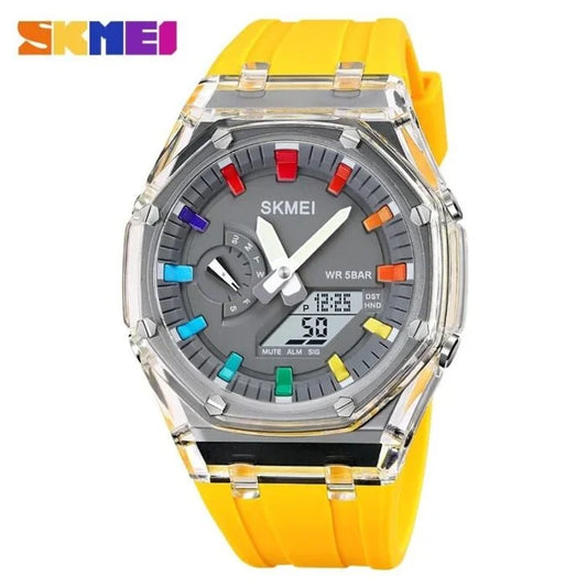 Skmei – 2100 – Dual-Display Electronic Watch With Luminous 50m Waterproof