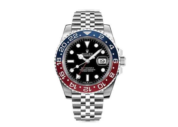 GMT Rolex Master (Red + Blue)