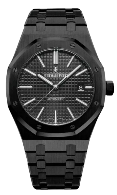 Black Audemars Piguet With Black Dial